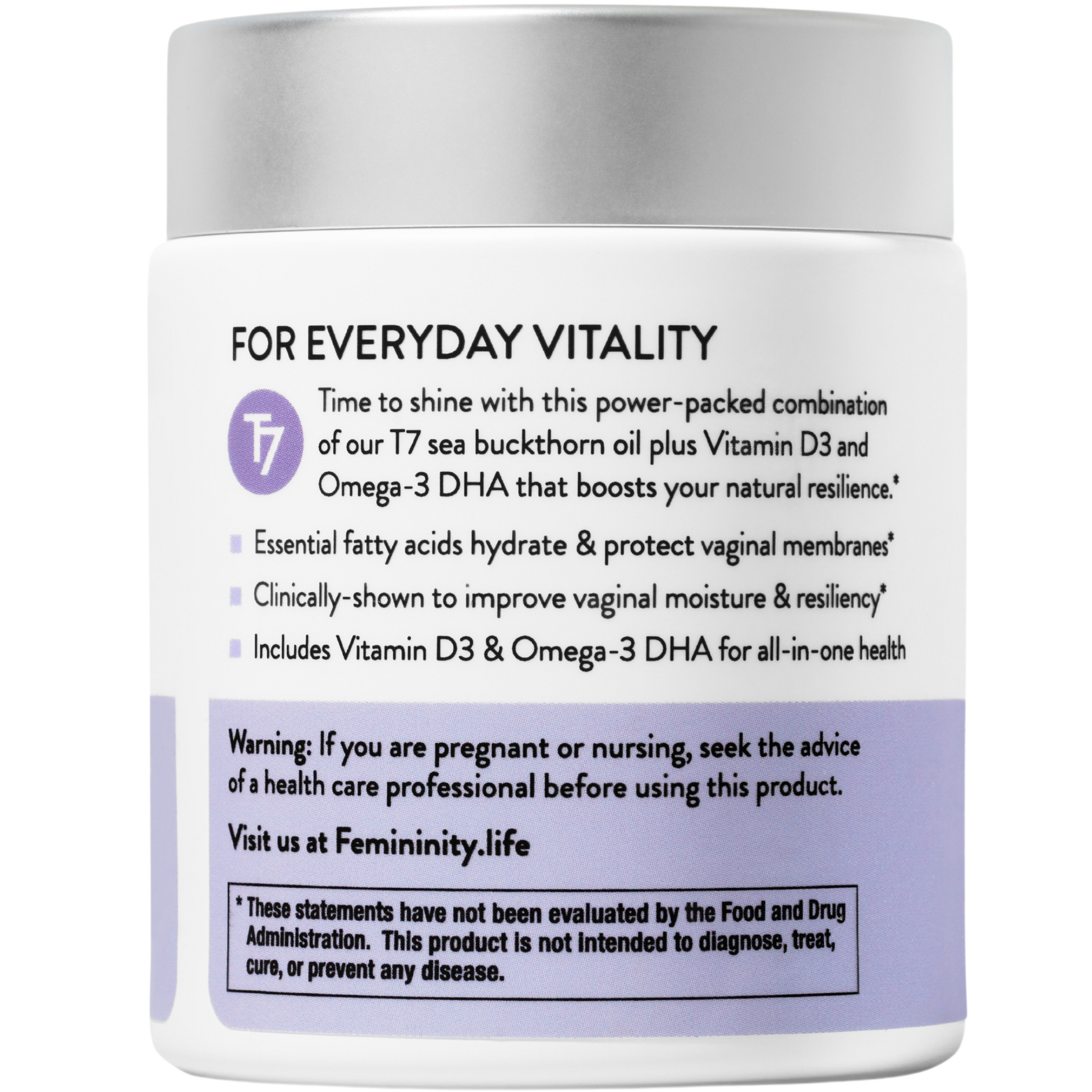 Natural Daily Vaginal Moisturizer Supplement - Smooth as Silk+ Femininity Natural Daily Vaginal Moisturizer Supplement - Smooth as Silk+ Femininity